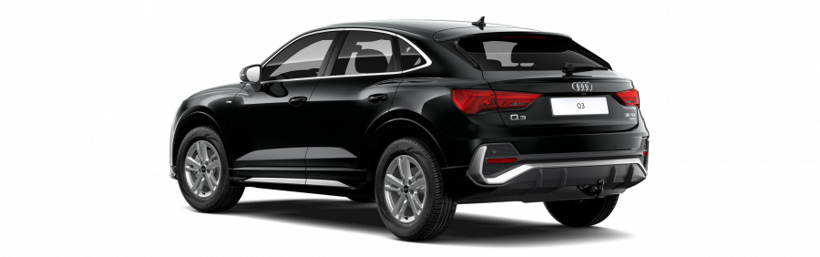 Audi Q3 Sportback, Q3 SB S line 35 TDI 110 kW quattro, barva černá