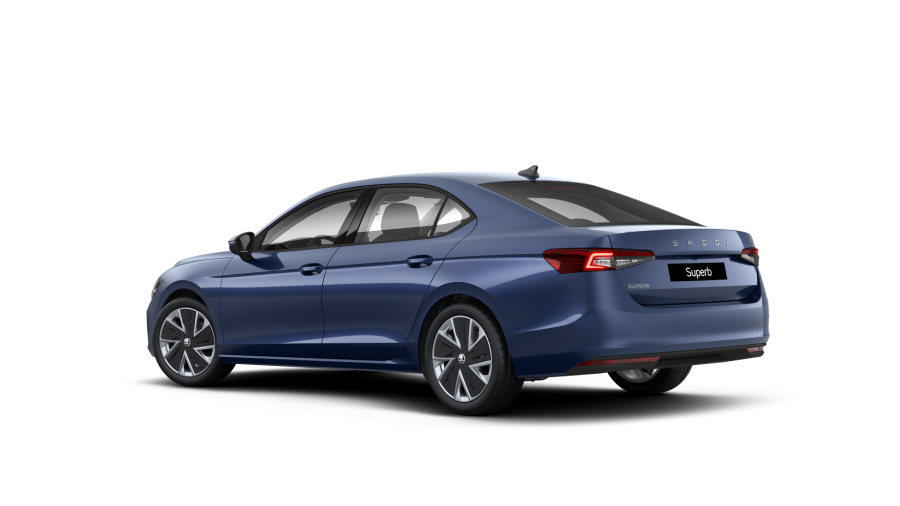 Škoda Superb, 2,0 TDI 110 kW 7-stup. automat., barva modrá