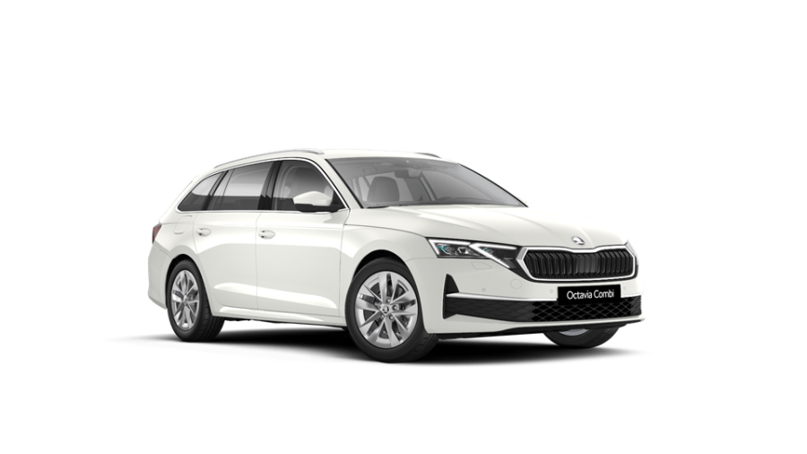 Škoda Octavia, 1,5 TSI m-HEV 110 kW 7-stup. automat., barva bílá