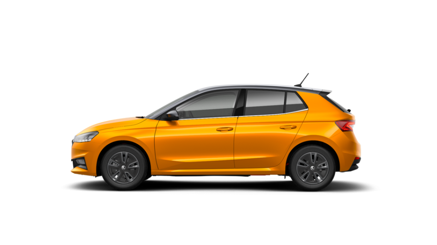 Škoda Fabia, 1,0 TSI 85 kW 6-stup. mech., barva oranžová