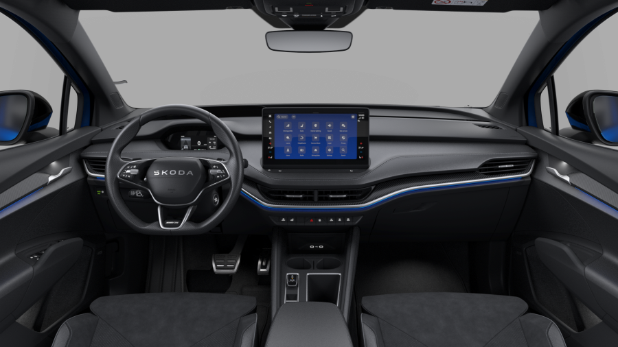 Škoda Elroq, 82 kWh 220 kW 1° převodovka 4x4, barva modrá