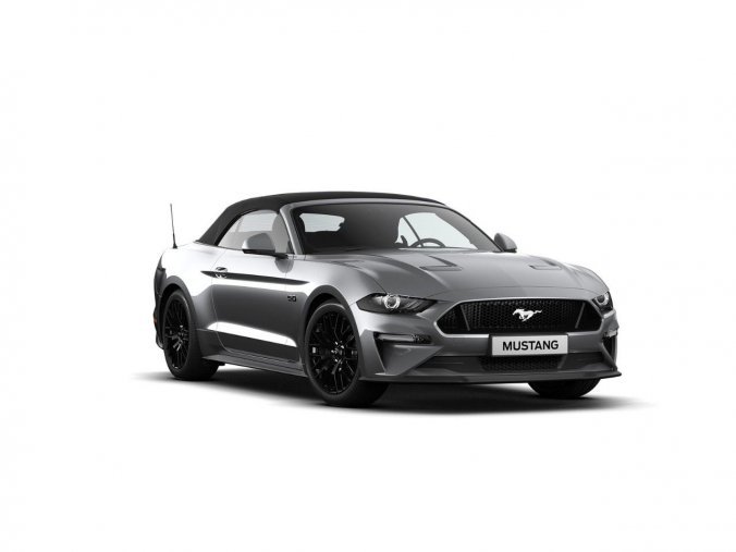 Ford Mustang, kabriolet, MUSTANG V8 GT Convertible 5,0 GT 330 kW / 449 k 10st. automa, barva stříbrná