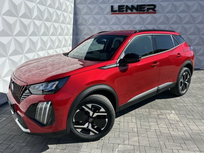 Peugeot 2008, Peugeot 2008 ALLURE Hybrid 136 e-DCS6, barva červená