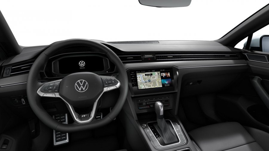 Volkswagen Passat Variant, Passat Variant R-Line 2,0 TDI 4MOT DSG, barva bílá