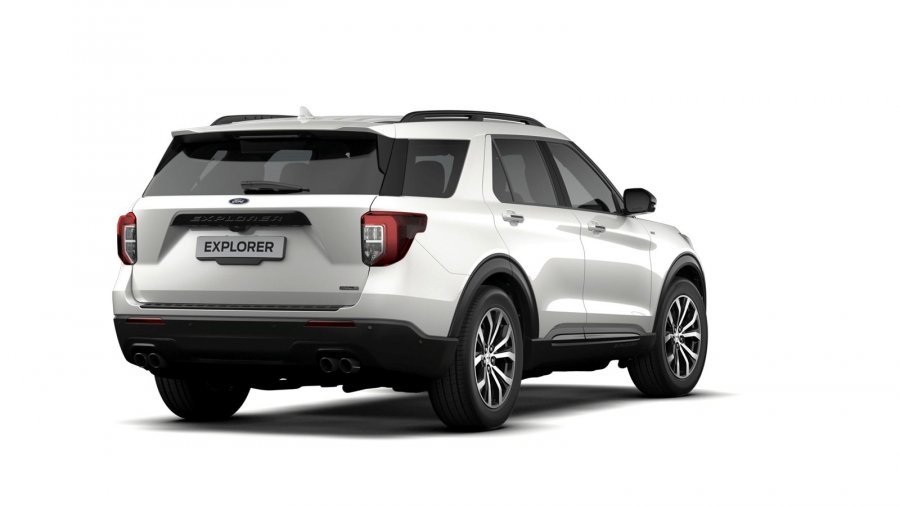 Ford Explorer, ST-Line, 5dveřová, 3.0 EcoBoost 336 kW/457 k, 10st. automatická, 4WD, barva bílá