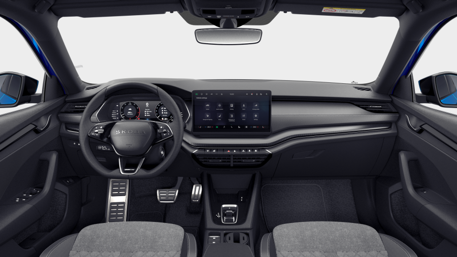 Škoda Octavia, 1,5 TSI m-HEV 110 kW 7° automatická DSG, barva modrá