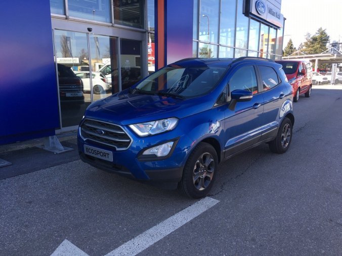 Ford EcoSport, Trend, 5dveřová, 1.0 EcoBoost 73 kW/100 k, 6st. manuální, barva modrá