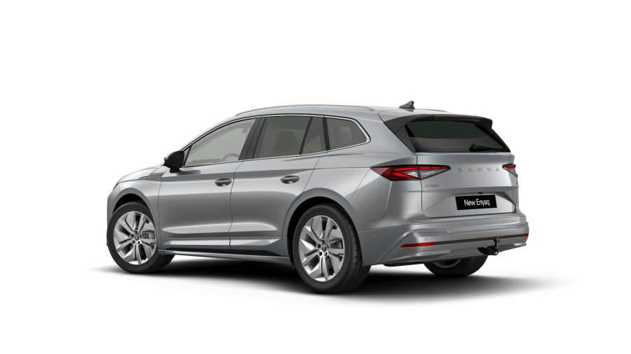 Škoda Enyaq iV, 82 kWh 210 kW 1° automatická, barva stříbrná
