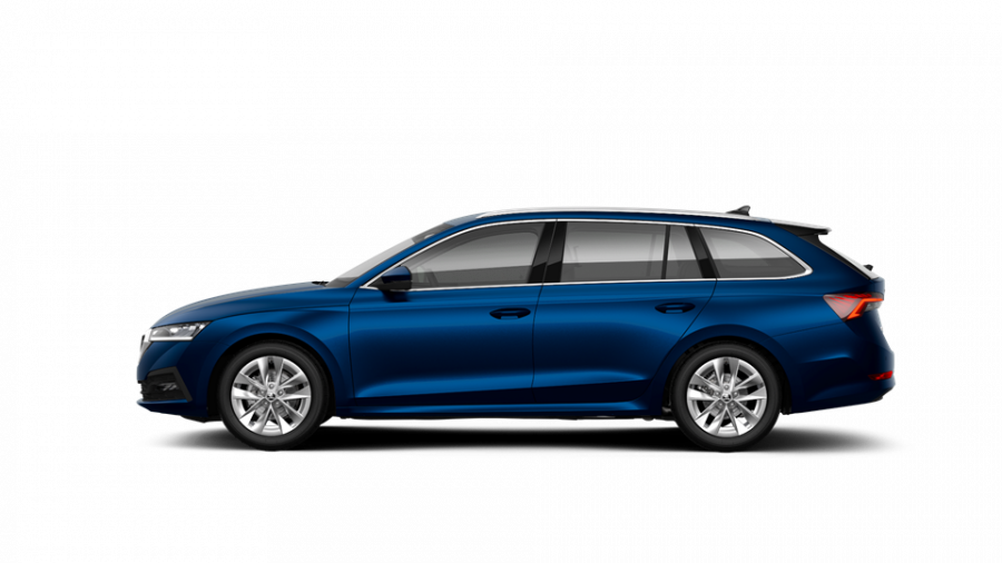 Škoda Octavia, 1,5 TSI 110 kW 6-stup. mech., barva modrá