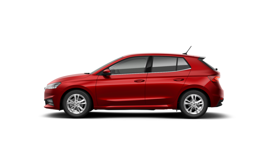 Škoda Fabia, 1,0 TSI 85 kW 6-stup. mech., barva červená