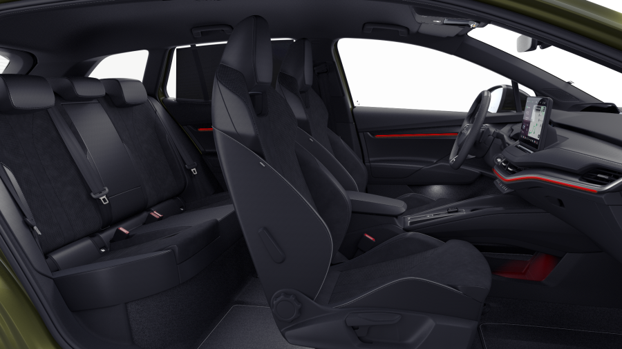 Škoda Enyaq iV, 82 kWh 1° automatická, barva zelená