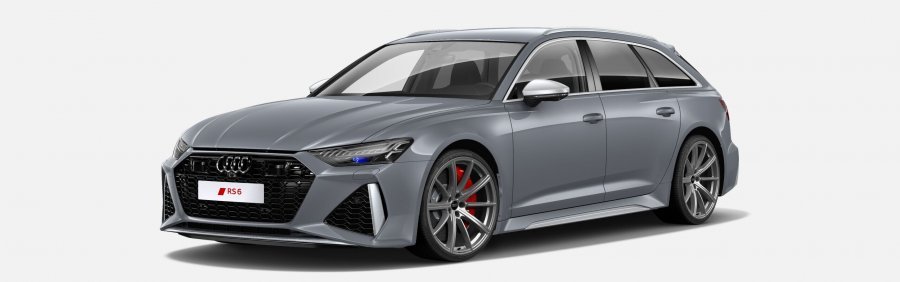 Audi A6, RS6 Avant TFSI 441 kW quattro, barva šedá