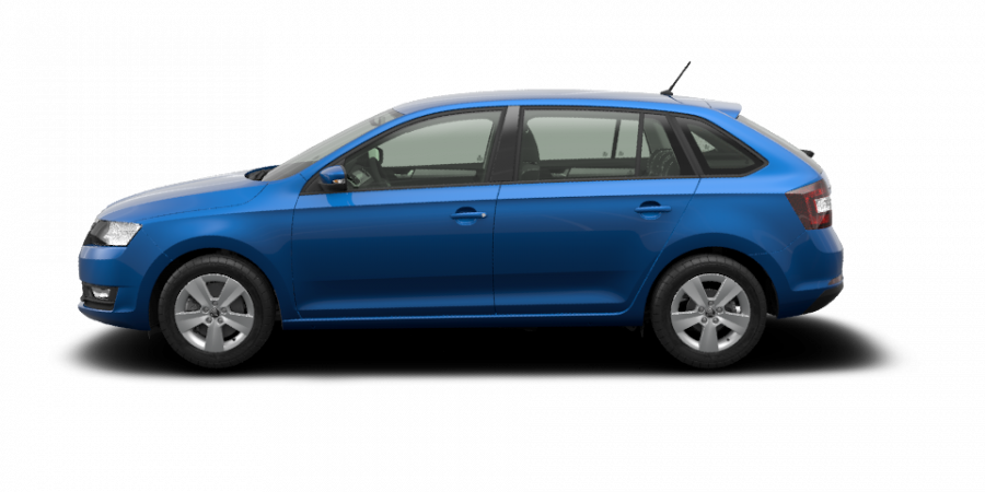 Škoda Rapid, 1,0 TSI 70 kW 5-stup. mech., barva modrá