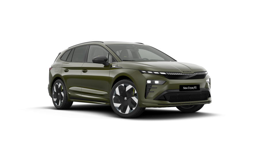 Škoda Enyaq iV, 84 kWh 1° automatická 4x4, barva zelená