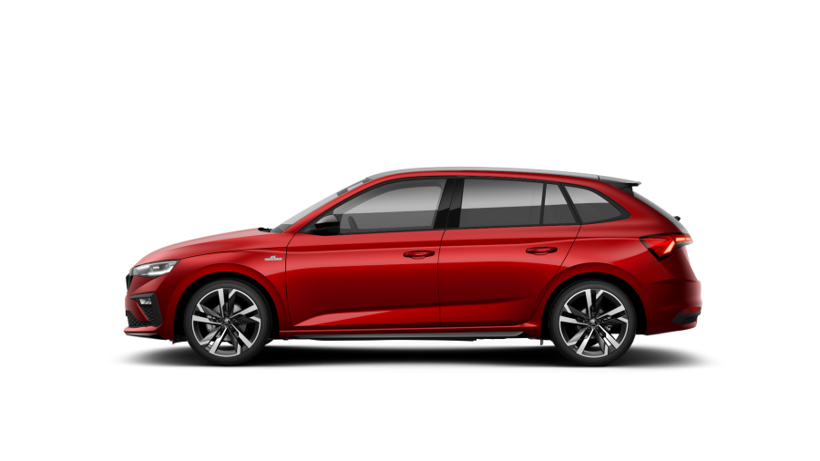 Škoda Scala, 1,5 TSI 110 kW 7-stup. automat., barva červená