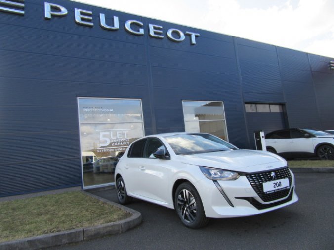 Peugeot 208, ALLURE 1.2 PT 100k EAT8, barva bílá