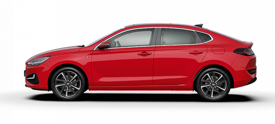Hyundai i30, 1,0 T-GDI 88 kW (95 NAT) 6 st. man, barva červená