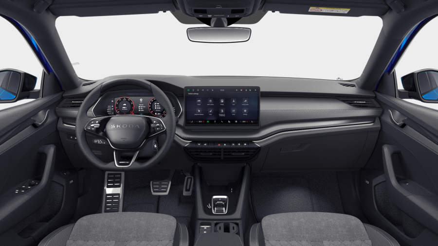Škoda Octavia, 1,5 TSI Hybrid 110 kW 7° automatická DSG, barva modrá