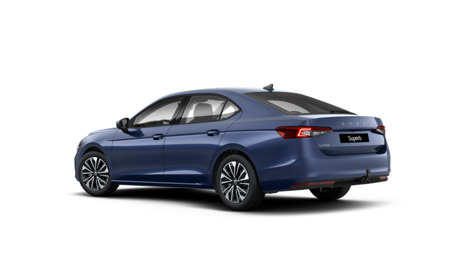 Škoda Superb, 1,5 TSI m-HEV 110 kW 7° automatická DSG, barva modrá