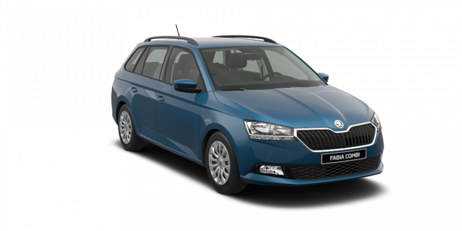 Škoda Fabia, 1,0 TSI 70 kW 5-stup. mech., barva modrá