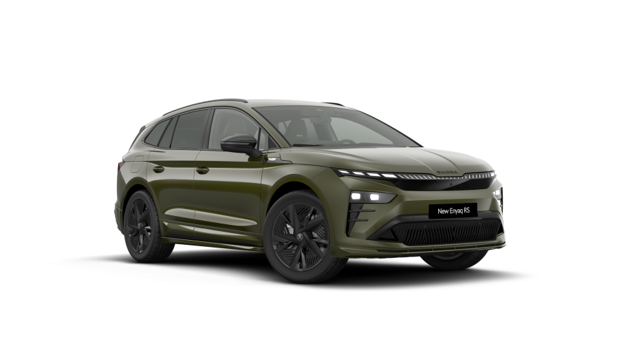 Škoda Enyaq iV, 84 kWh 250 kW 1° automatická 4x4, barva zelená