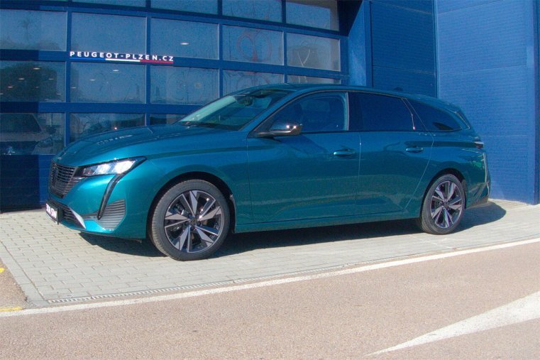 Peugeot 308, Peugeot 308 SW Allure BlueHDI 130 EAT8, barva modrá