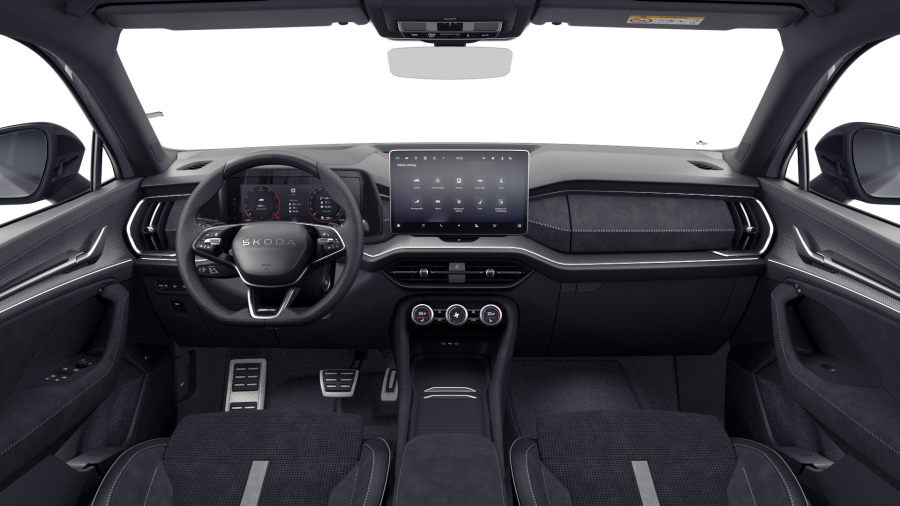 Škoda Kodiaq, 2,0 TDI 142 kW 7° automatická DSG 4x4, barva stříbrná