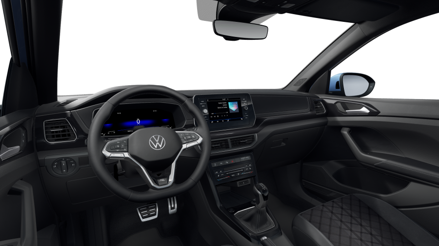 Volkswagen T-Cross, T-Cross R-Line People 1.0 TSI 85 kW 7DSG, barva modrá