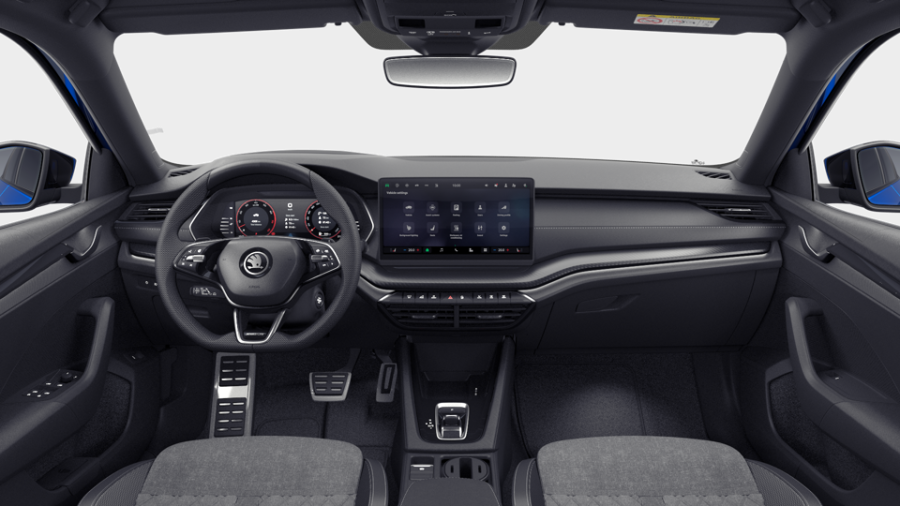 Škoda Octavia, 1,5 TSI m-HEV 110 kW 7° automatická DSG, barva modrá