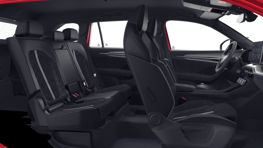 Škoda Kodiaq, 2,0 TDI 142 kW 7° automatická DSG 4x4, barva červená