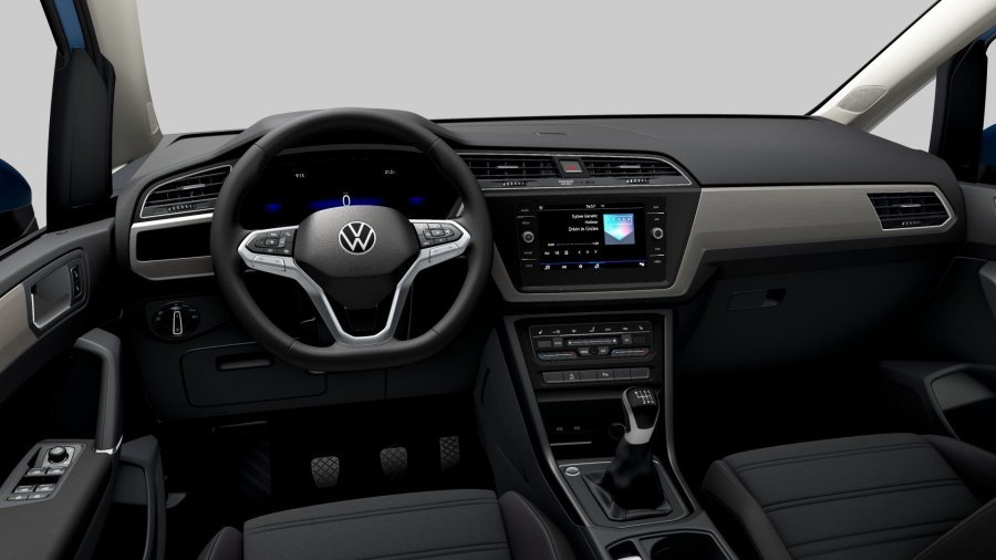 Volkswagen Touran, Touran ME 1,5 TSI EVO2 6G, barva modrá