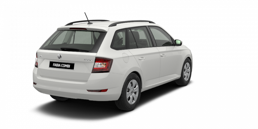 Škoda Fabia, 1,0 MPI 55 kW 5-stup. mech., barva bílá