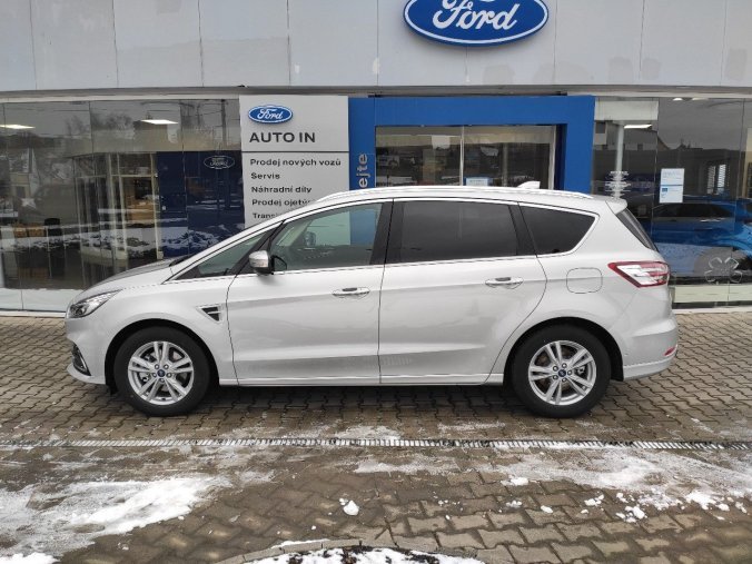 Ford S-MAX, hatchback, TITANIUM 5D 2,0 EcoBlue 140 kW / 190 k 8st. automatická, barva stříbrná