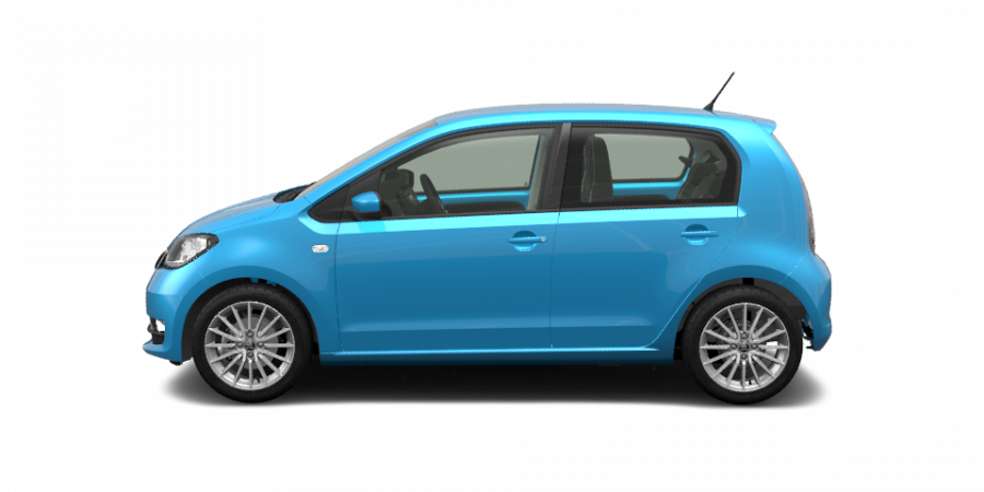 Škoda Citigo, 1,0 MPI 55 kW 5-stup. ASG, barva modrá