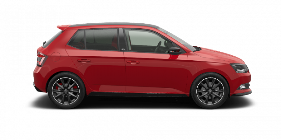 Škoda Fabia, 1,0 TSI 81 kW 6-stup. mech., barva červená