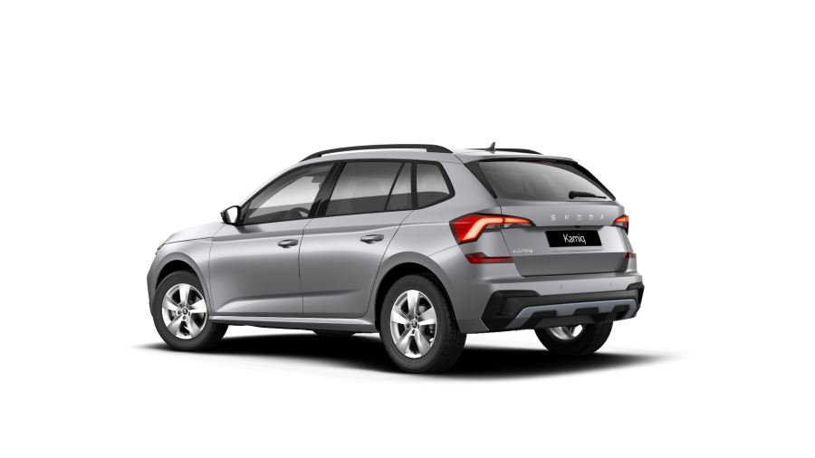 Škoda Kamiq, 1,5 TSI 110 kW 6-stup. mech., barva stříbrná
