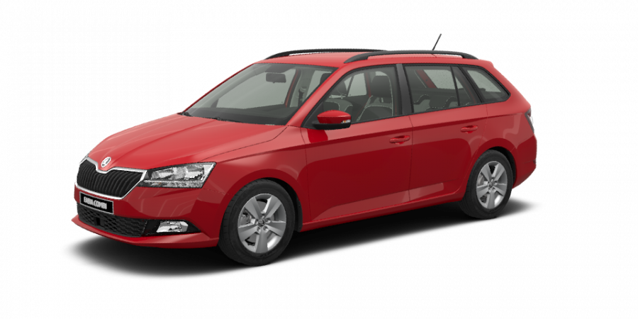 Škoda Fabia, 1,0 TSI 70 kW 5-stup. mech., barva červená