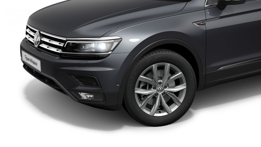 Volkswagen Tiguan Allspace, Allspace Highline 2,0 TDI 4M 7DSG, barva šedá