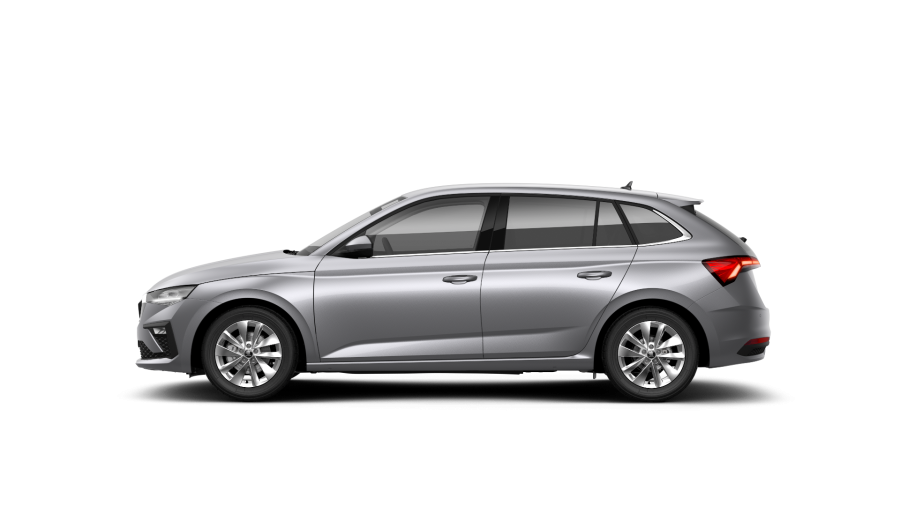 Škoda Scala, 1,0 TSI 85 kW 7° automatická DSG, barva stříbrná