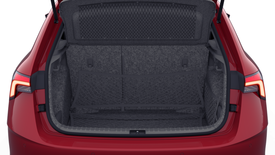 Škoda Scala, 1,0 TSI 85 kW 7° automatická DSG, barva červená