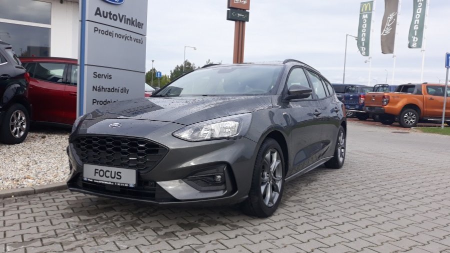 Ford Focus, ST-Line, Kombi, 1.5 EcoBoost 110 kW/150 k, 6st. manuální, barva šedá