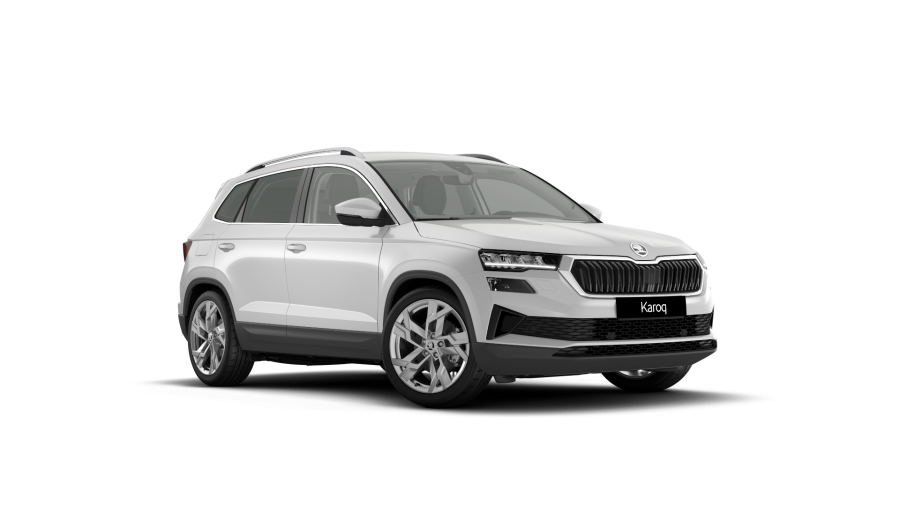 Škoda Karoq, 2,0 TDI 110 kW 7° automatická DSG, barva bílá