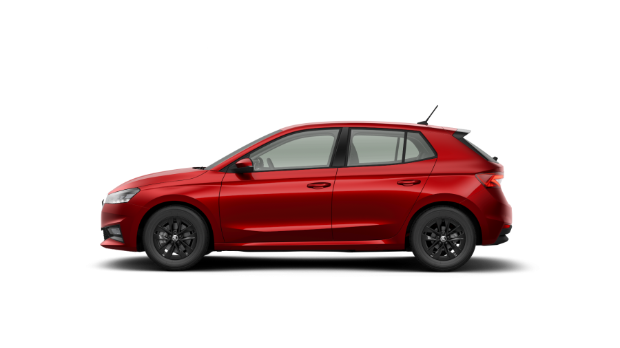 Škoda Fabia, 1,0 TSI 85 kW 7° automatická DSG, barva červená