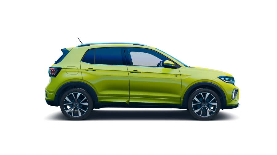 Volkswagen T-Cross, T-Cross R-Line 1.5 TSI 110 kW 7DSG, barva žlutá