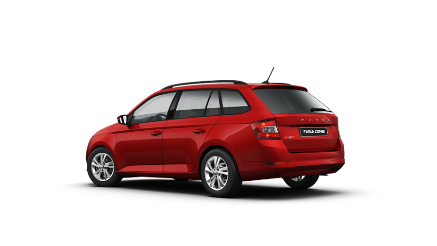 Škoda Fabia, 1,0 TSI 70 kW 5-stup. mech., barva červená