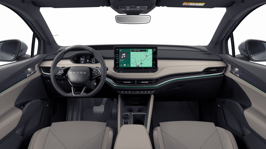 Škoda Enyaq iV, 82 kWh 210 kW 1° automatická, barva stříbrná