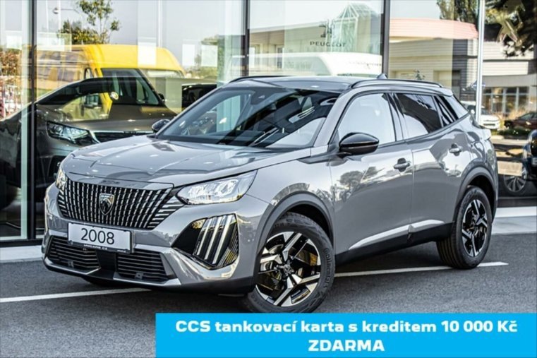 Peugeot 2008, Peugeot 2008 1,2 ALLURE PT 100 S&S MAN6, barva šedá