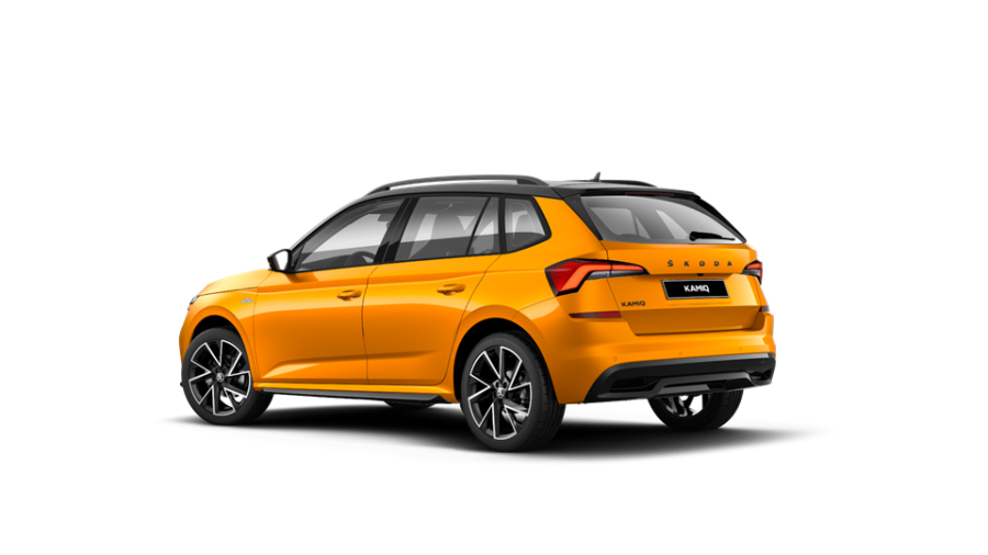 Škoda Kamiq, 1,0 TSI 81 KW 6-stup. mech., barva oranžová