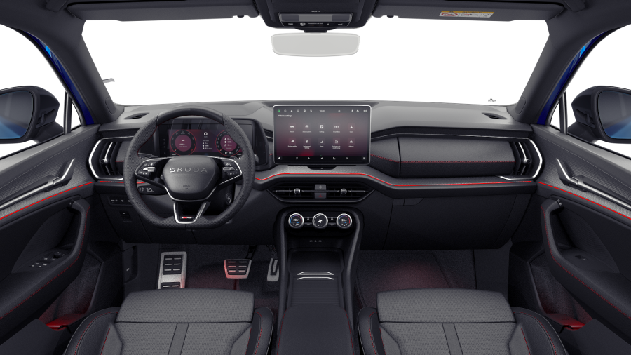 Škoda Kodiaq, 2,0 TSI 195 kW 7° automatická DSG 4x4, barva modrá