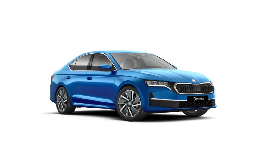 Škoda Octavia, 1,5 TSI m-HEV 110 kW 7° automatická DSG, barva modrá